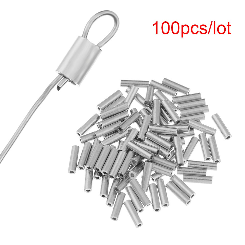 Monofilament Line - 100 Cái/lốc 0.8Mm/1.0Mm/1.2Mm/1.4Mm/1.6Mm/1.8Mm Tròn thật Ống