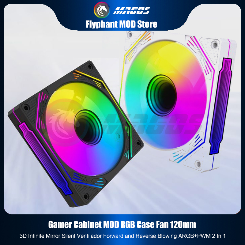 12CM RGB Fan Bub Infinity Mirr - đánh giá và giá Fly Line