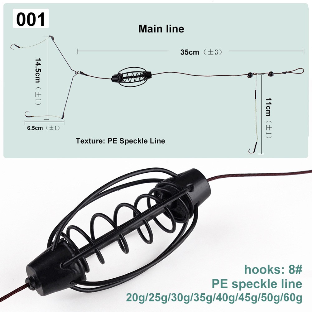 1PCS Carp Fishing Feeder Europ - đánh giá và giá Monofilament Line